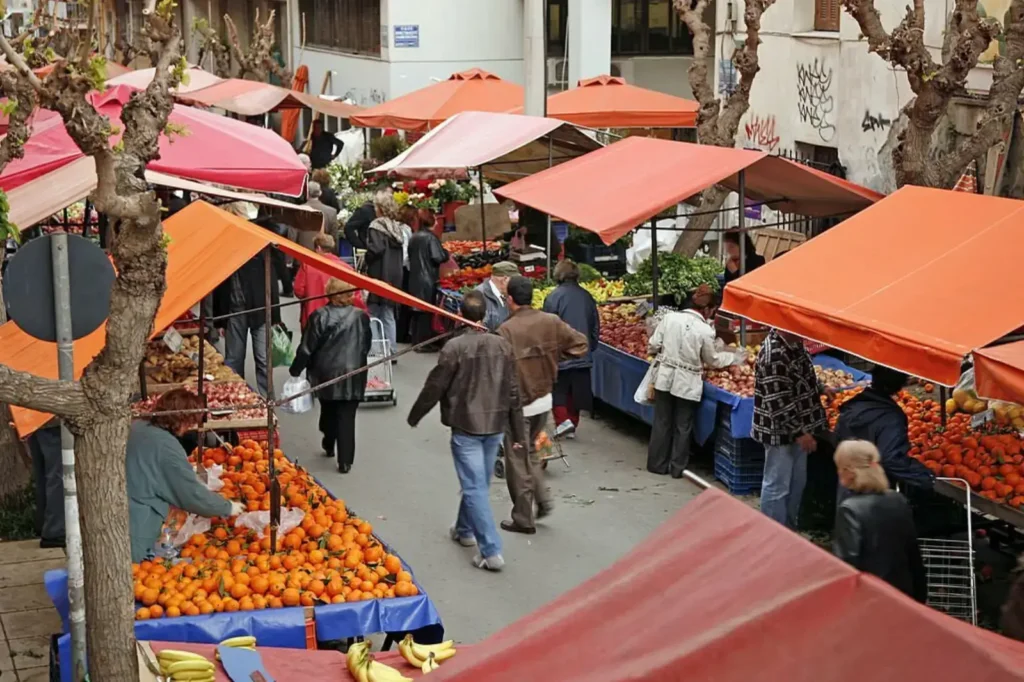 Le marché agricole de Kifissia