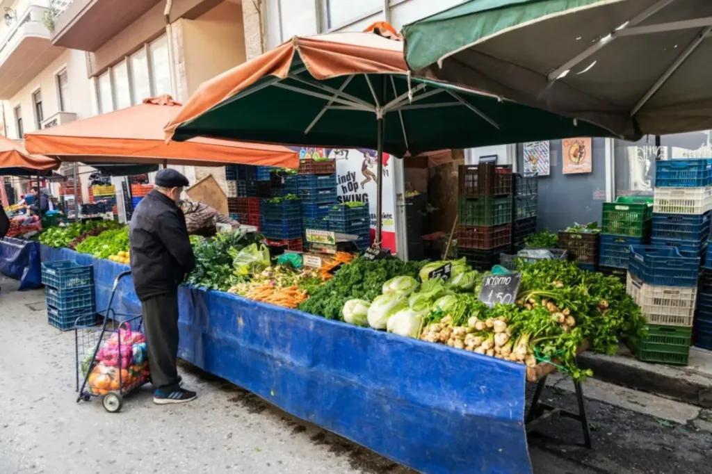 Le marché fermier d'Exarchia